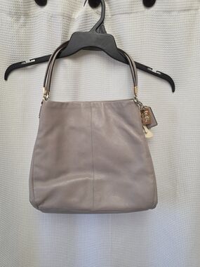 Coach Penelope Pebbled Leather Shoulder Bag in Lavender